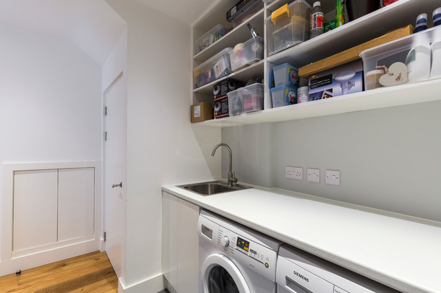 Garage Conversion Barnes contemporary-koek