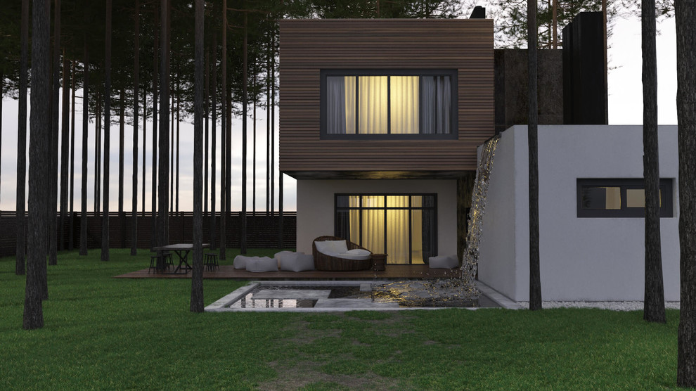 Дом в сосновом лесу / House in the forest