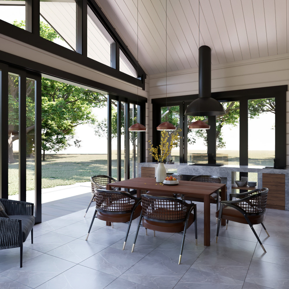 Уютная баня в современном исполнении