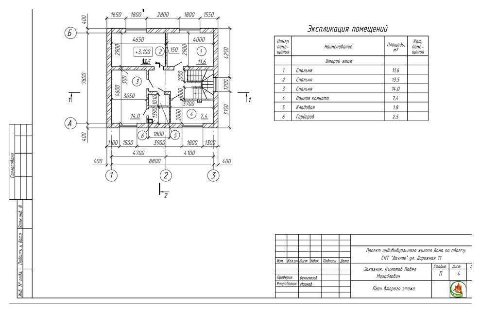 Проект дома 140 кв