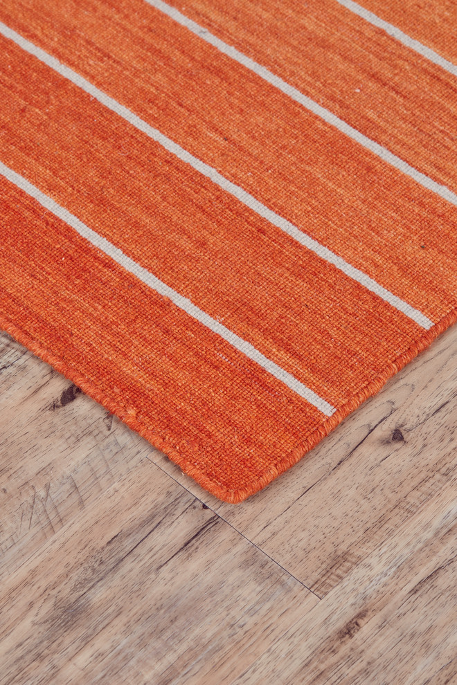 Weave & Wander Tavana Rug, Orange, 5'x8'