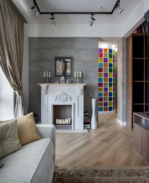 Спасский лофт industrial-living-room