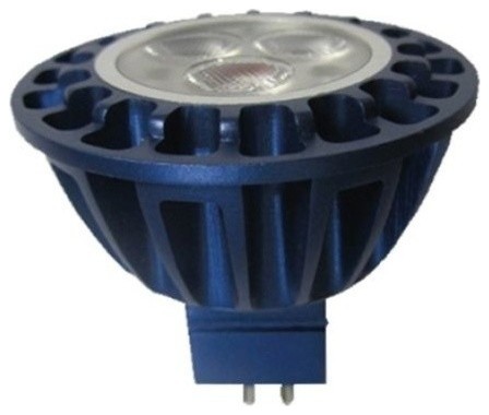 Brilliance LED Outdoor MR-16 Lamp, Blue, 30 Degree Standard Beam, 5 Watt