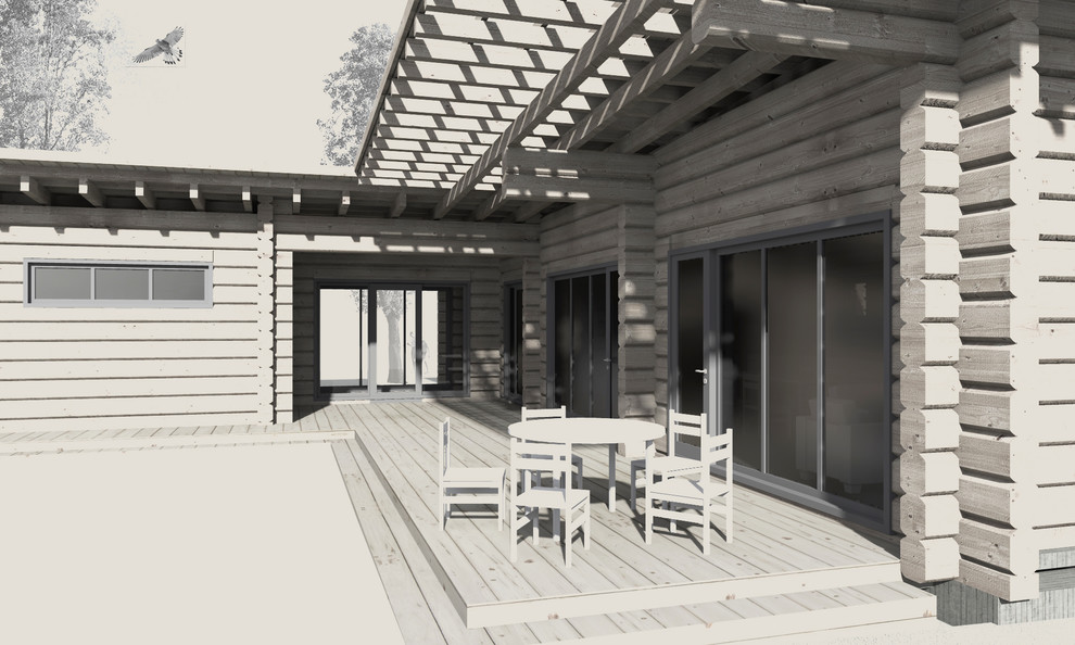 дом из лафета