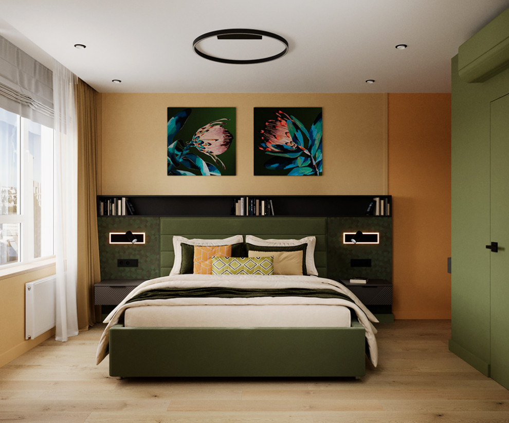 Евро трехкомнатная квартира в современном стиле ЖК Атмосфера