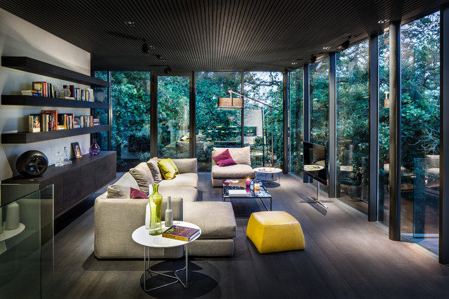 Madeira House contemporary-vardagsrum