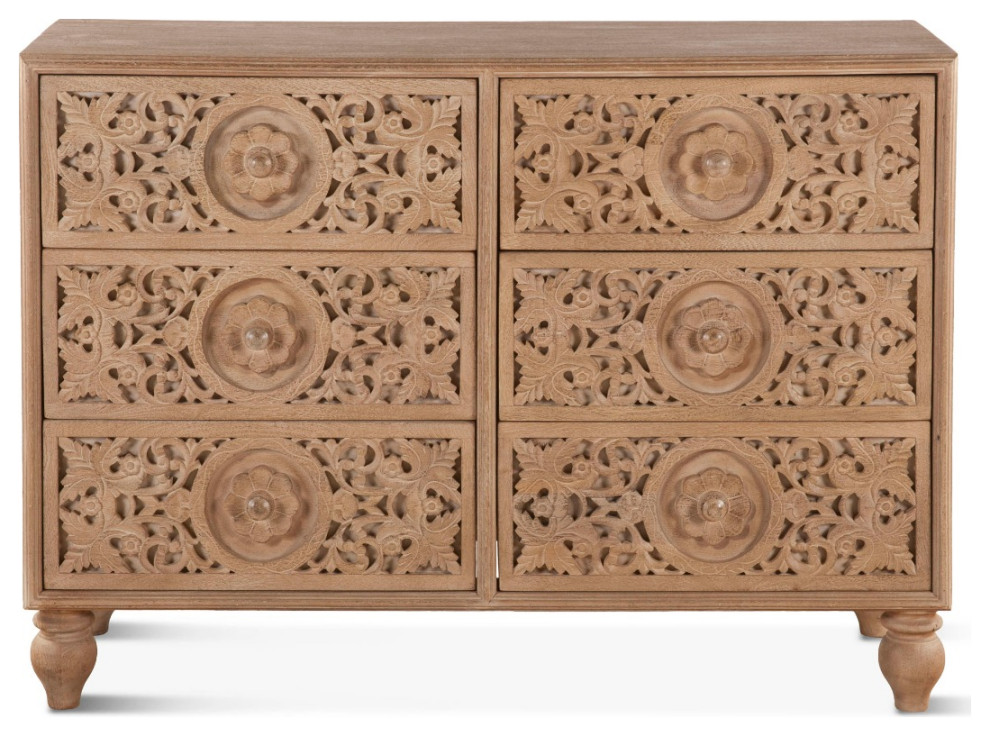 Taj Dresser, 6 Drawer Dresser, Dresser, Boho Bedroom, Boho Dresser