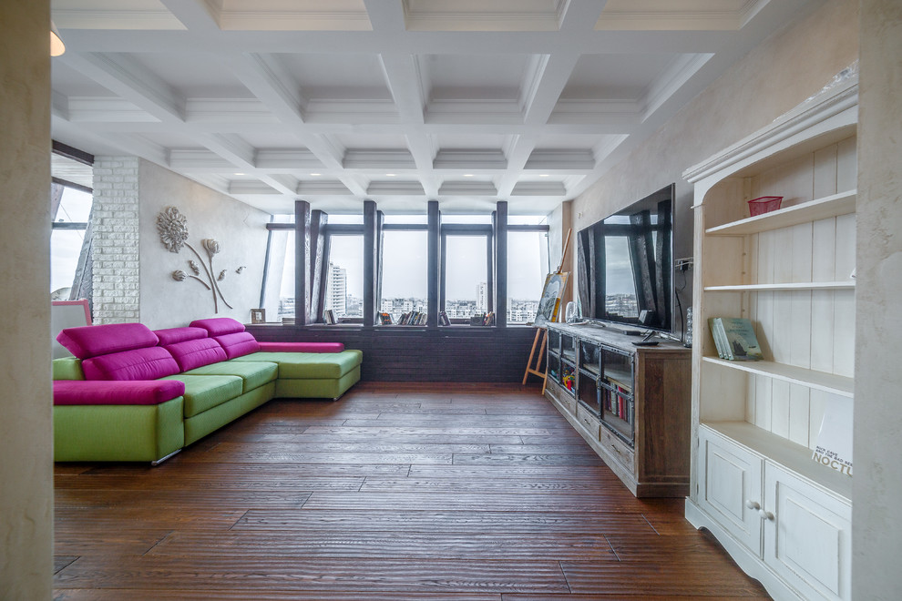 Пентхаус в Санкт-Петербурге. Мебель и отделка из массива.