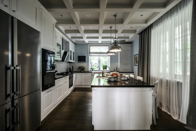 Как в кино transitional-kitchen
