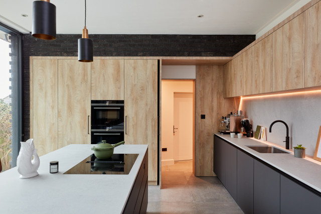 Contemporary Kitchen Beckenham trendy-koekken