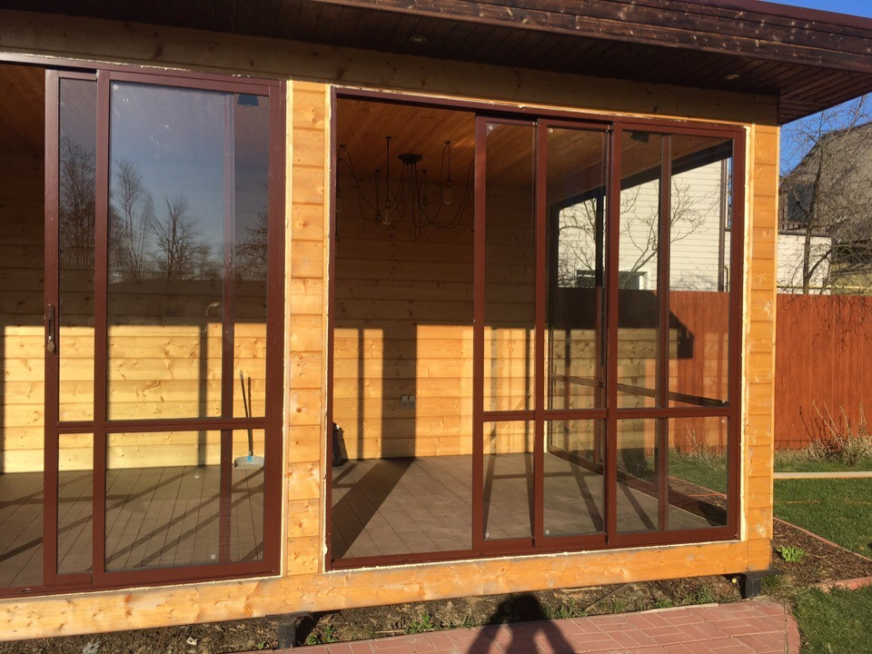 Остекление веранды