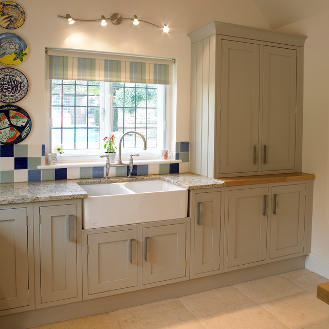 Painted In-Frame Kitchen landstil-koekken