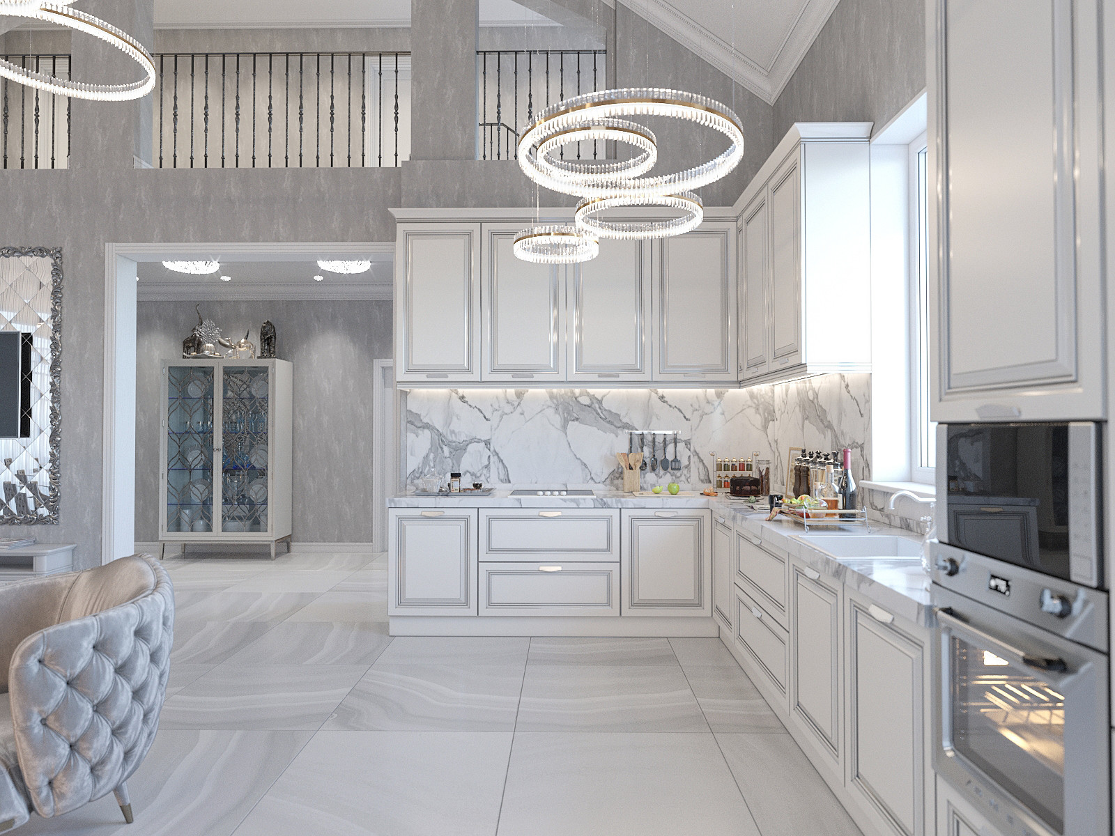 Дизайн интерьера коттеджа (д.Пасынково)