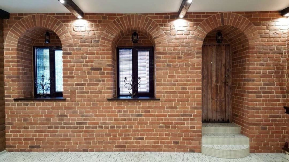 Монтаж клинкерного кирпича