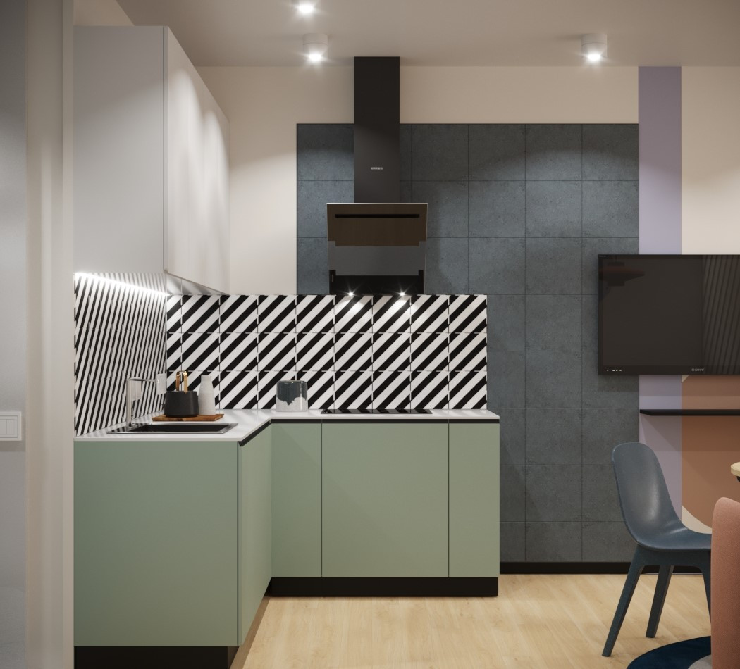 Кухня-гостиная в проекте Energy_Up