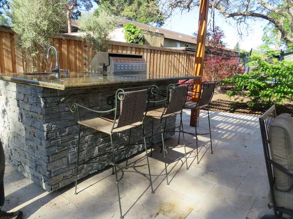 This is an example of a country patio in Sacramento.