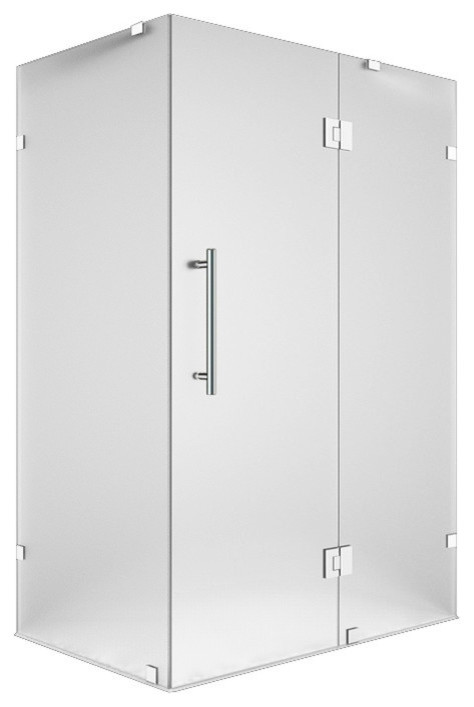 Aston Global SEN987F-CH-4238-10 Completely Frameless Frosted Glass Shower Enclos