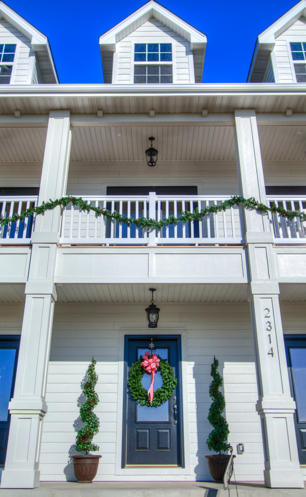 Transitional exterior home idea in Cedar Rapids