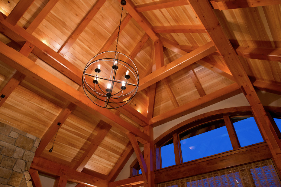 Inspiration for a rustic home design remodel in Minneapolis