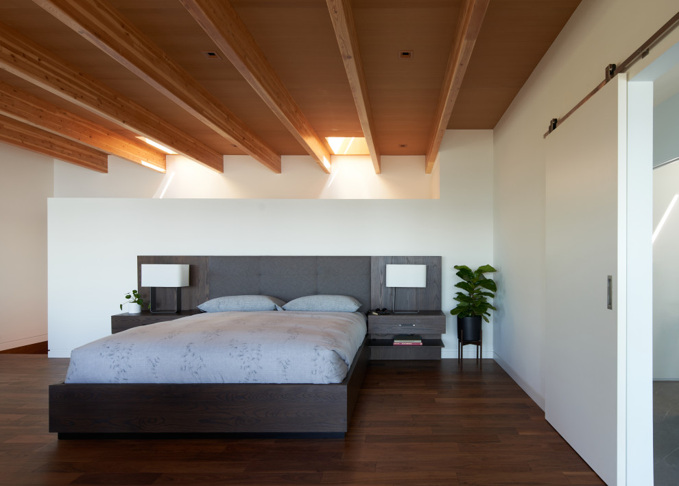 Источник вдохновения для домашнего уюта: спальня среднего размера в стиле ретро