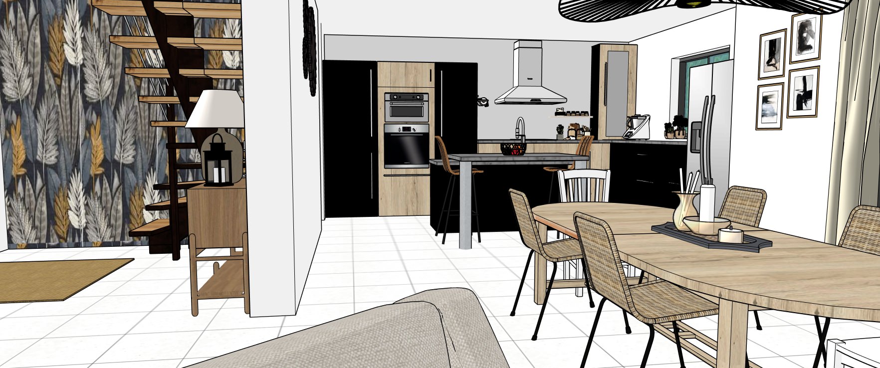 PROJET AMENAGEMENT D'UNE MAISON EN VENTE
