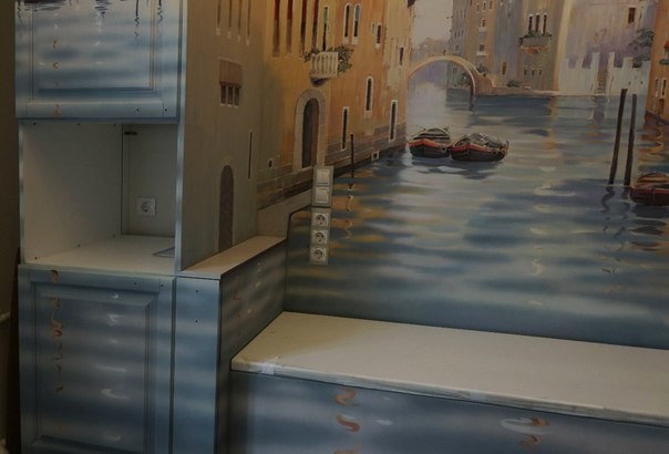 Роспись "Венеция"