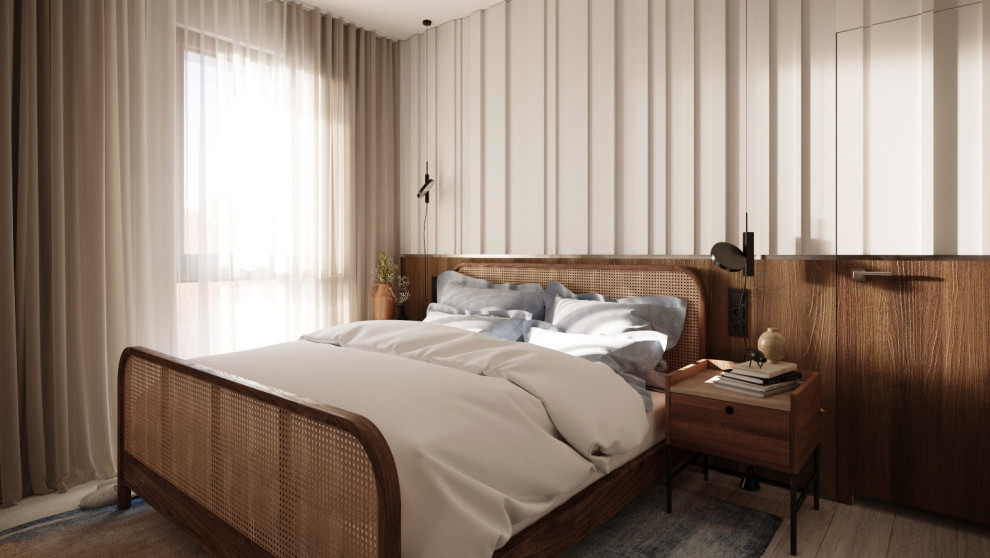 Гостиная -кухня из проекта квартира для режессера