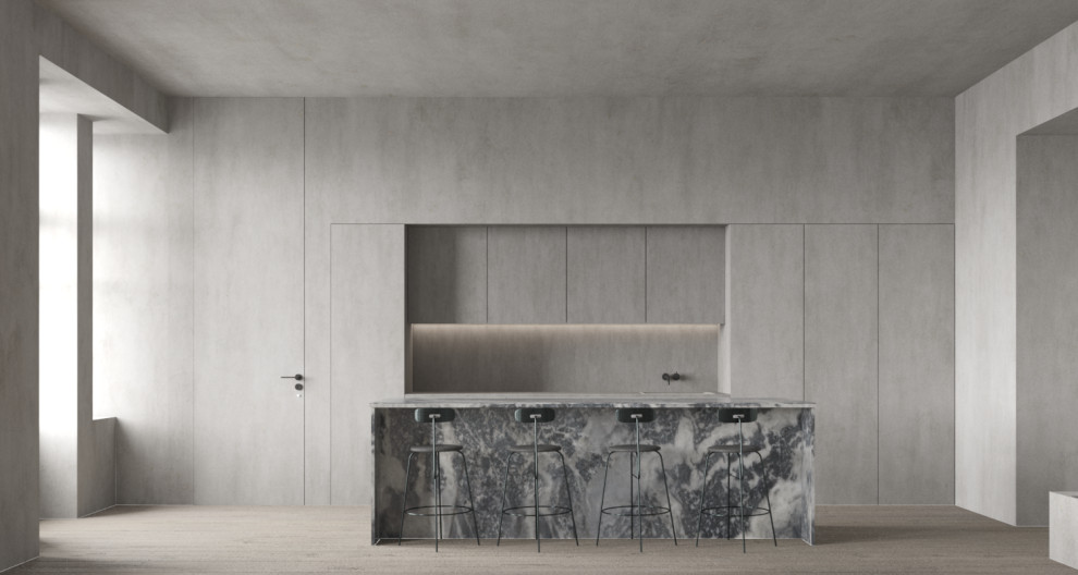 Городской Вабисаби. Малый Кисловский переулок. Квартира для семьи с 2 детьми.