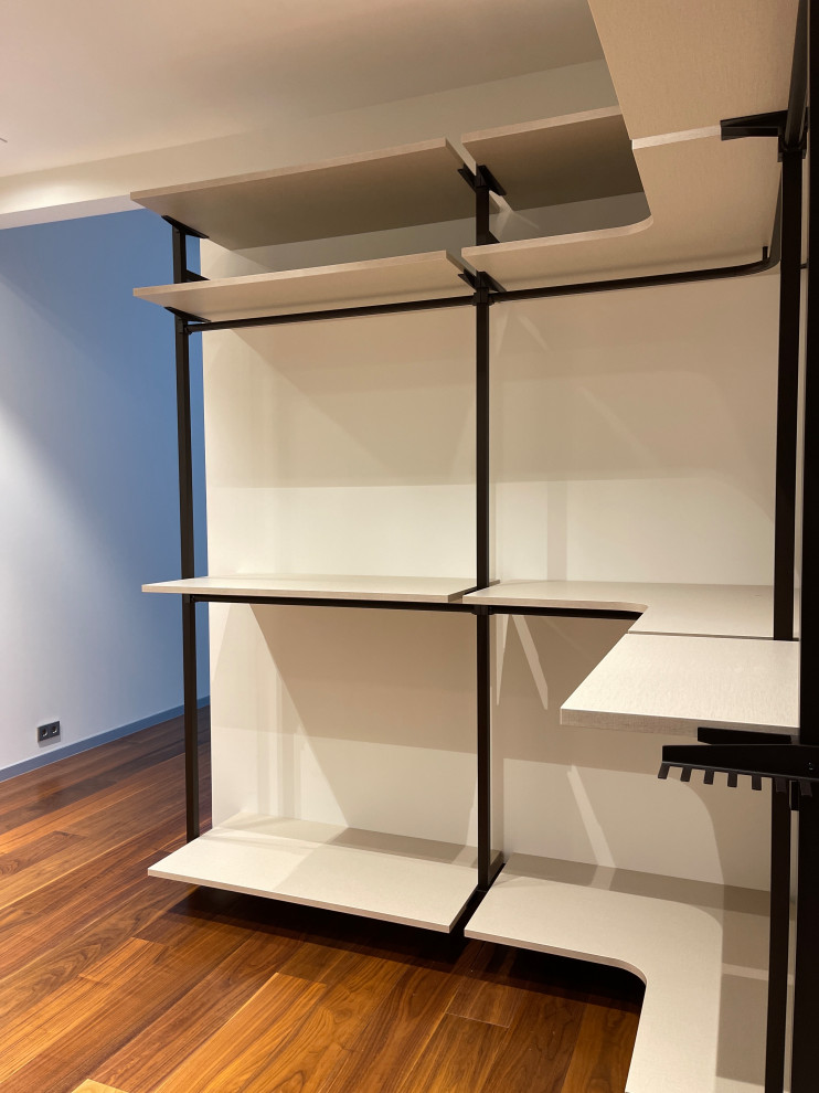 Распашной шкаф с системой RPE raumplus и Гардеробная система UNO raumplus