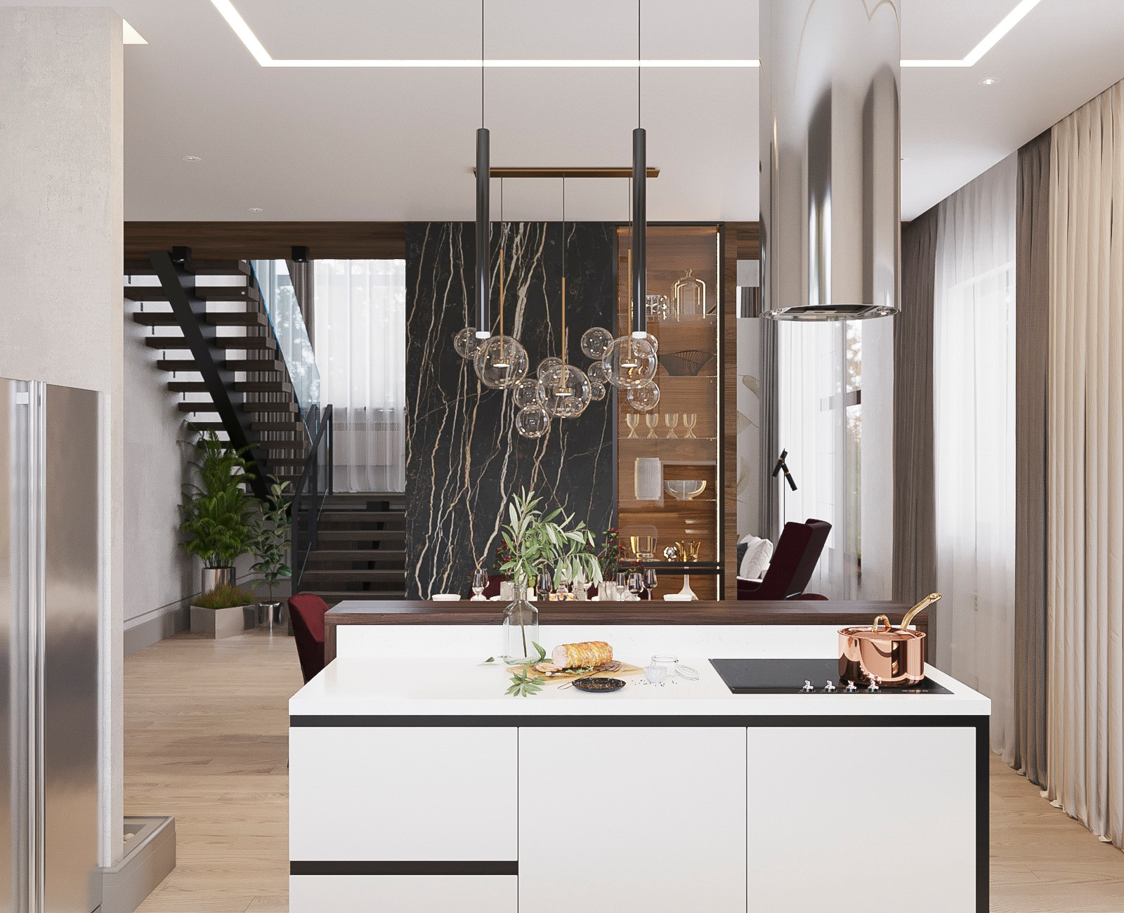 65,11 м2, кухня-гостиная в доме, Ивановская обл.