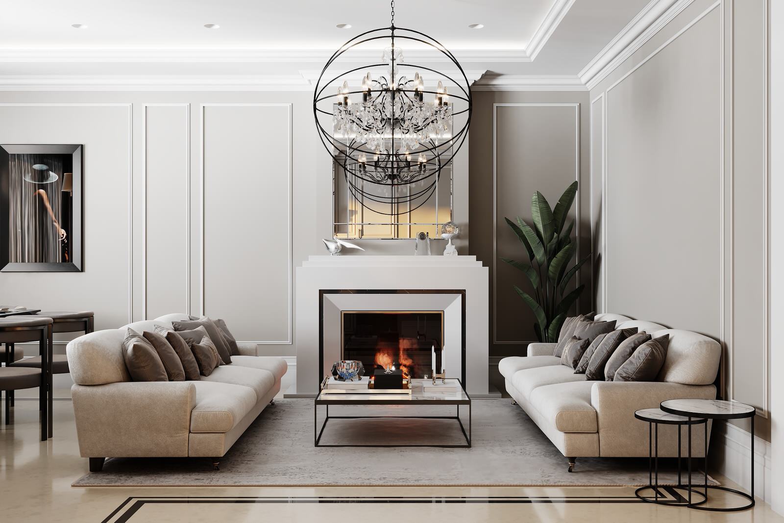 Роскошный интерьер современной квартиры