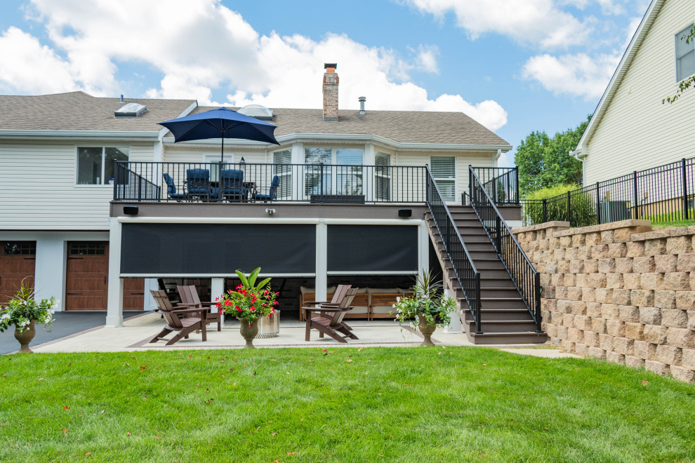 Open Decking Open Deck with Finished Underdeck Area` - Deck - St Louis - by ...