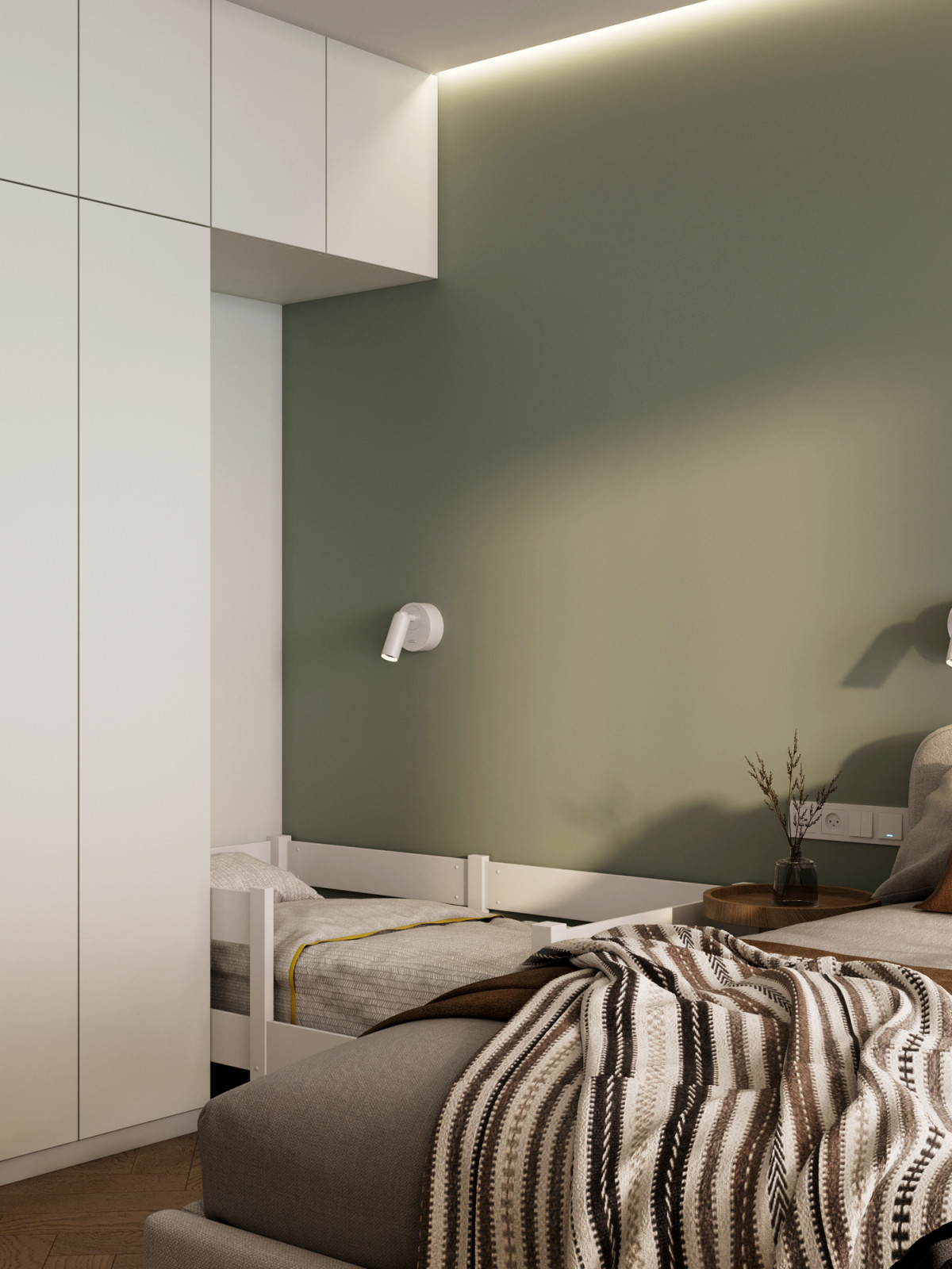 Трехкомнатная квартира в городе Дубнаа