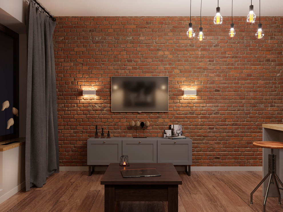 визуализация гостиной для дизайнера Надежды Тавруевой