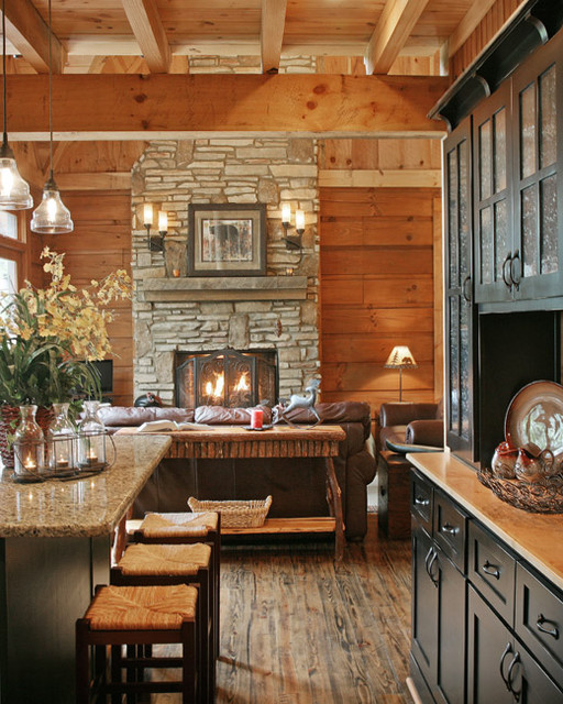View of Lodge Kitchen Decor