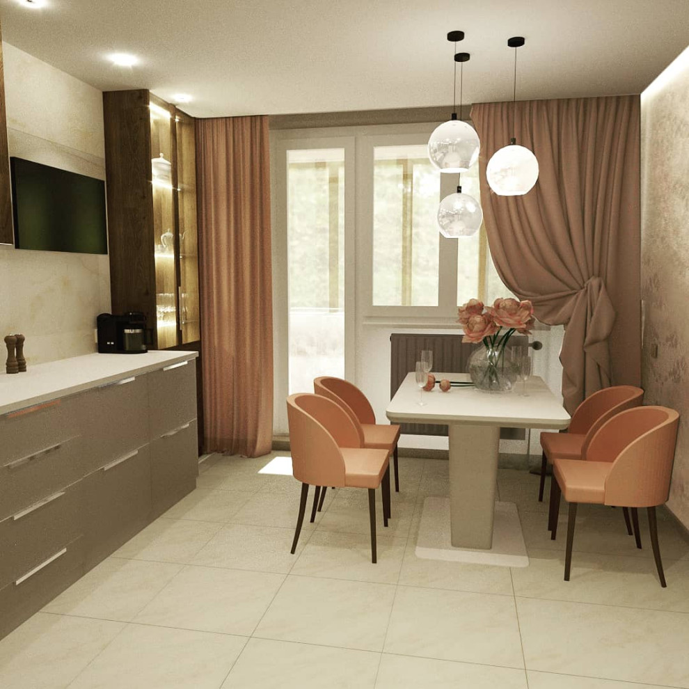 Дизайн-проект квартиры 83 м.кв.,в современном стиле.