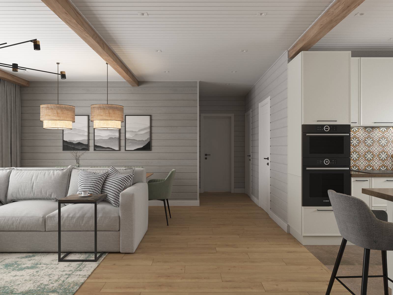 Дизайн-проект каркасного дома