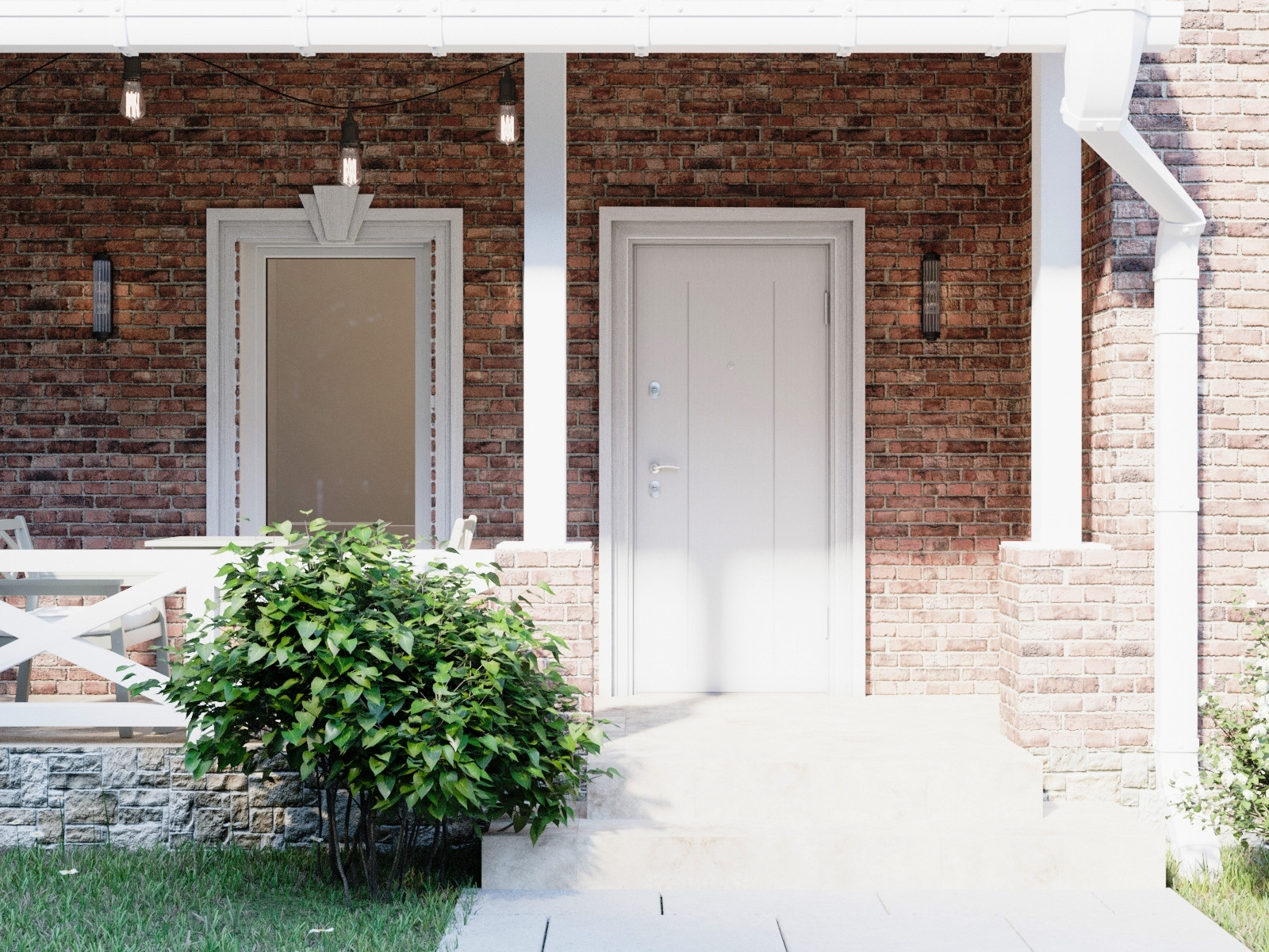 Дизайн террасы в частном доме в Подмосковье, 220м