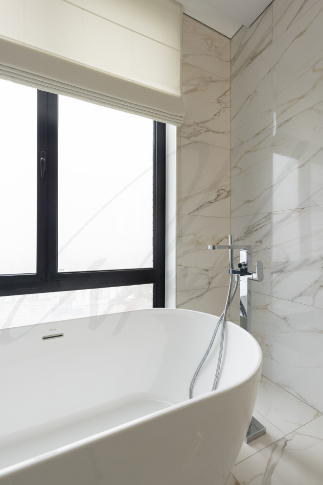 Interior design of Apartment 1481 (master bath) by Arkadii Olshevskyi