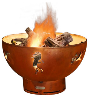 Kokopelli Wood Fire Pit Southwestern Fire Pits By Fire Pits Direct