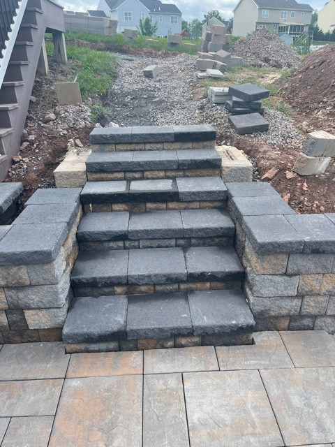 Patio/Steps/Firepit/SittingWall