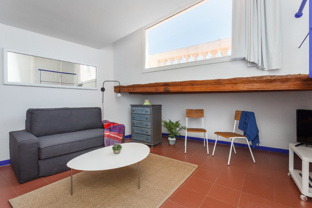 Loft en Sitges maritim-vardagsrum