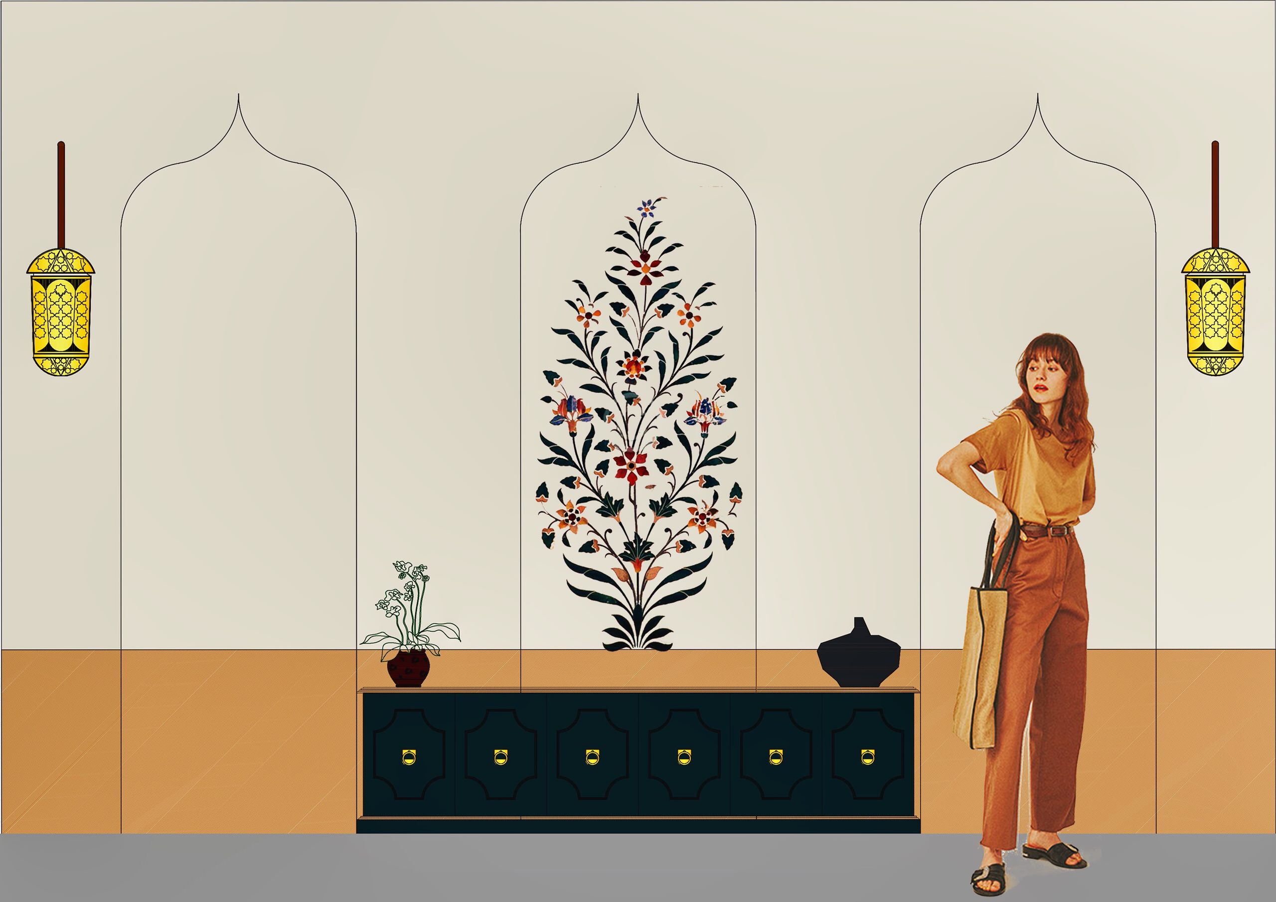 Reimagining Mughal Architecture in Modern Homes