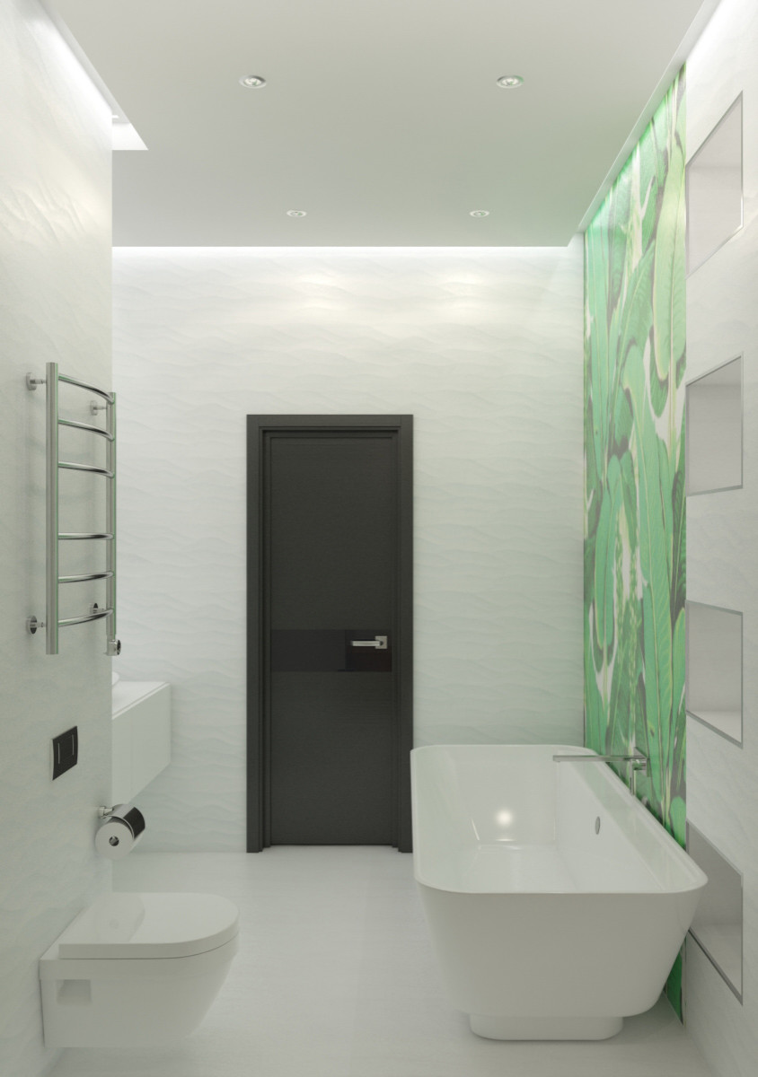 Apartment 80 m2 minimalism style