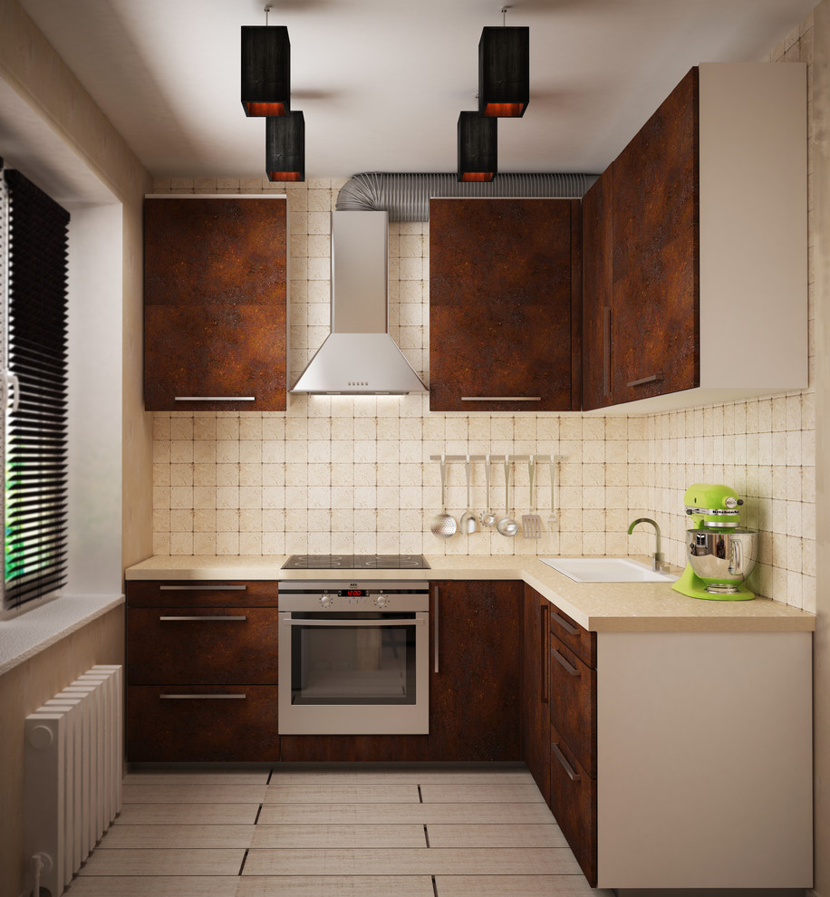 Дизайн-проект небольшой квартиры в стиле ЛОФТ