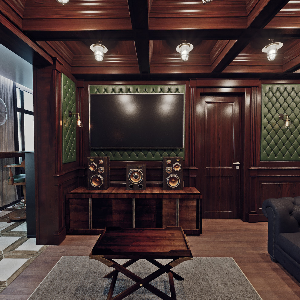 Квартира на Пулковском шоссе в стиле ирландского паба. 40 кв.м. Вариант 2.