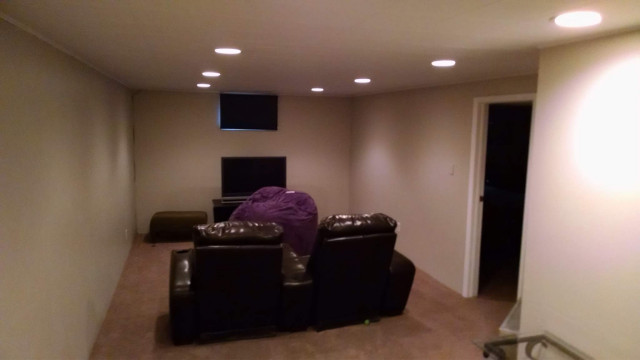 Staging basement before 