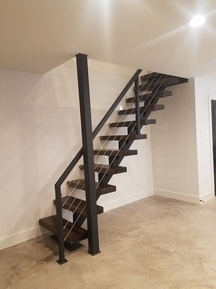 Inspiration for a modern staircase in Austin.