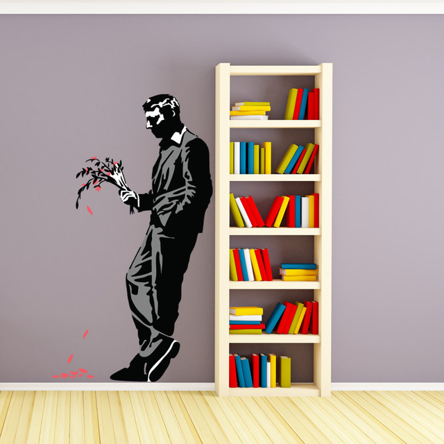 A Late Date Banksy Wall Decal Stickers