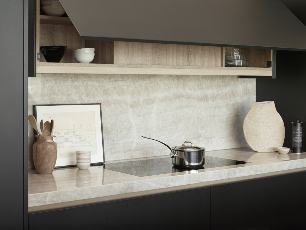 Inspiration for a modern kitchen in Kent.